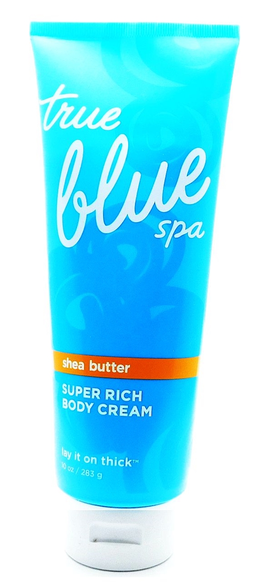 Bath And Body Works True Blue Spa Shea Butter Super Rich Body Cream 10 Oz