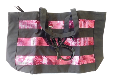 Victoria's Secret Pink Sequin Tote Bag 