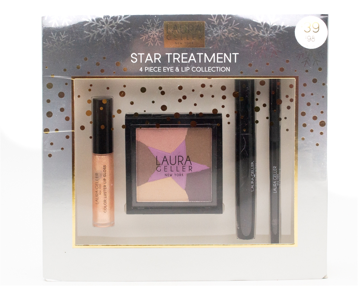 LAURA GELLER Laura Geller STAR TREATMENT 4 piece Eye & Lip Collection ...